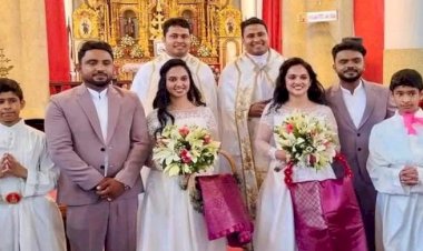 যমজ কনে, যমজ বর, যমজ পুরোহিত, যমজ সহকারী- কেরালায় সম্পন্ন হলো বিরল বিয়ের আয়োজন