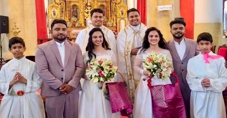 যমজ কনে, যমজ বর, যমজ পুরোহিত, যমজ সহকারী- কেরালায় সম্পন্ন হলো বিরল বিয়ের আয়োজন