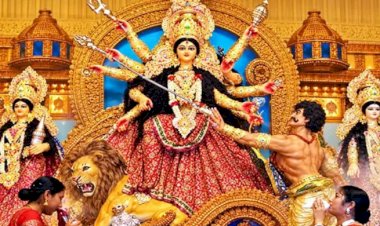 বিজয়া দশমী আজ, বিদায়ের সুর মণ্ডপে মণ্ডপে